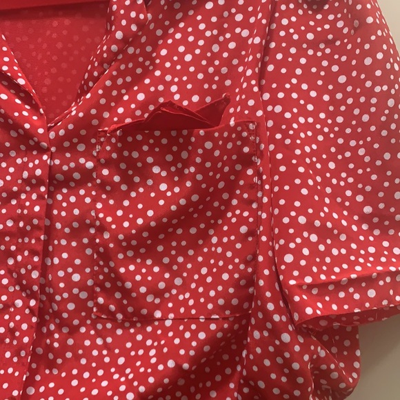 Vintage Polka Dot Dress Size 16 - Picture 4 of 13